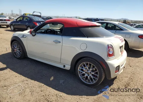 2012 Mini Cooper Coupe John Cooper Works из США, поврежденный, VIN WMWSX5C53CT141587